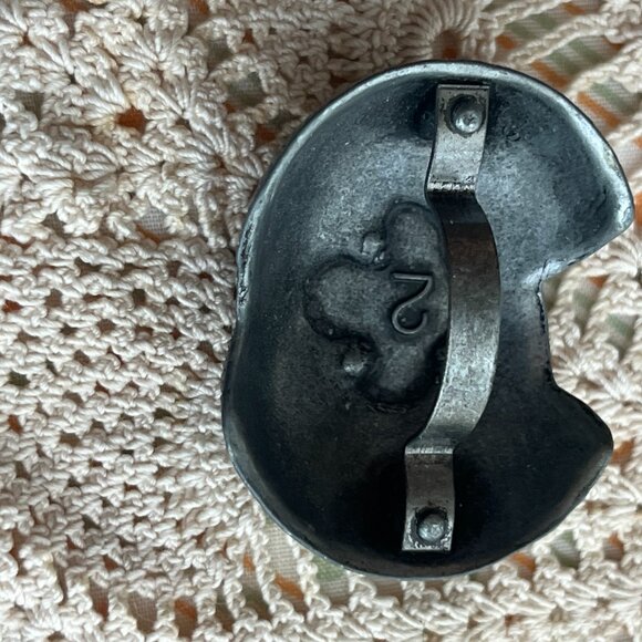 Vintage Boy Scouts of America Belt Buckle Fleur-de-Lis Rope Border Cub Scout BSA - Picture 2 of 4